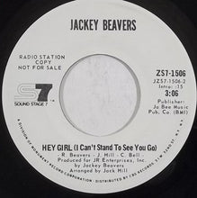 Load image into Gallery viewer, Jackey Beavers : Singing A Funky Song (For My Baby) / Hey Girl (I Can&#39;t Stand To See You Go) (7&quot;, Single, Promo)