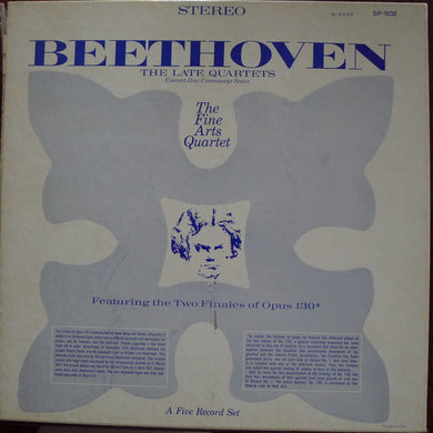 Ludwig Van Beethoven, The Fine Arts Quartet : The Late Quartets (5xLP, Album + Box)