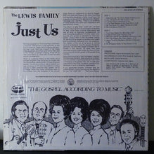 Load image into Gallery viewer, The Lewis Family : Just Us (LP, Album)