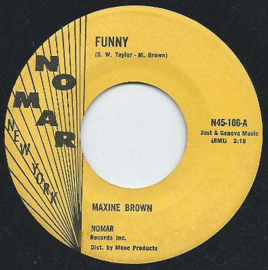 Maxine Brown : Funny / Now That You've Gone (7