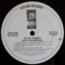 Load image into Gallery viewer, David Lindley And El Rayo-X : Win This Record! (LP, Album, Promo, SP )