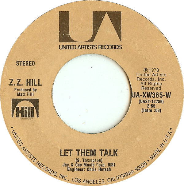 Z.Z. Hill : Let Them Talk (7