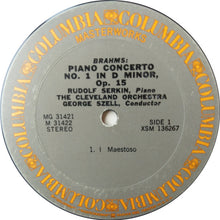 Load image into Gallery viewer, Johannes Brahms / Rudolf Serkin, George Szell, The Cleveland Orchestra : Brahms: The Piano Concertos (2xLP, Comp, RE, Gat)