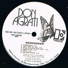 Load image into Gallery viewer, Don Agrati : Homegrown (LP, Album, Promo)