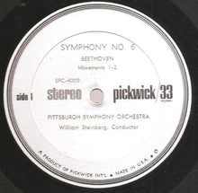 Load image into Gallery viewer, Ludwig van Beethoven, William Steinberg Conducted By The Pittsburgh Symphony Orchestra : Symphony No. 6 In F Major, Op. 68 "Pastorale" (LP)