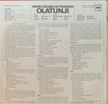 Load image into Gallery viewer, Babatunde Olatunji : More Drums Of Passion (LP, Album, RE)
