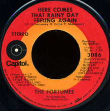 Load image into Gallery viewer, The Fortunes : Here Comes That Rainy Day Feeling Again (7", Single, Mono, Win)