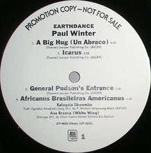 Load image into Gallery viewer, Paul Winter (2) : Earthdance (LP, Comp, Promo)
