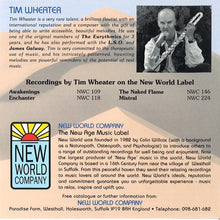 Load image into Gallery viewer, Tim Wheater : Mistral - The Wind Of Change... (CD, Album)