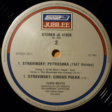 Load image into Gallery viewer, Igor Stravinsky  /  Los Angeles Philharmonic Orchestra  /  Zubin Mehta : Petrushka / Circus Polka (LP, Album, RE)