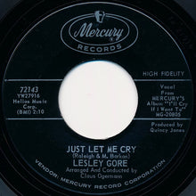 Load image into Gallery viewer, Lesley Gore : Judy's Turn To Cry (7", Single, Styrene)