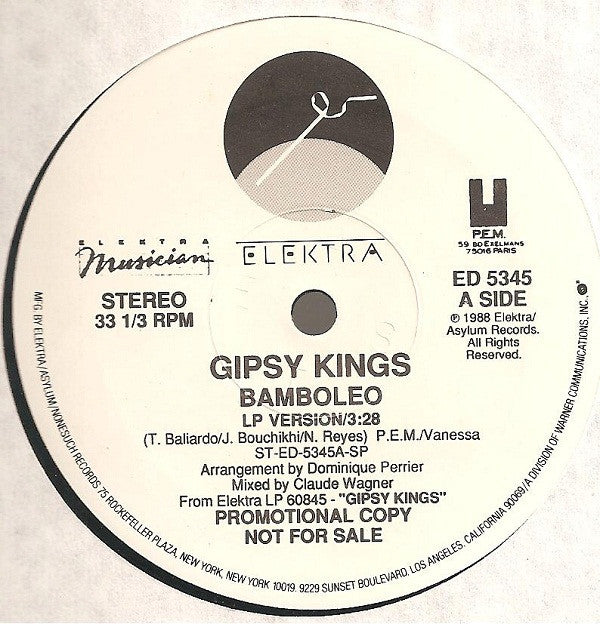 Gipsy Kings : Bamboleo (12