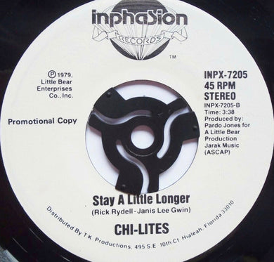 The Chi-Lites : Stay A Little Longer (7