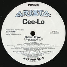 Load image into Gallery viewer, Cee-Lo : Gettin&#39; Grown (12&quot;, Promo)