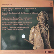 Load image into Gallery viewer, Ludwig Van Beethoven - Severino Gazzelloni, Bruno Canino : Complete Works For Flute And Piano (2xLP, Album)