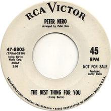 Load image into Gallery viewer, Peter Nero : Battle Hymn / The Best Thing For You (7", Promo)