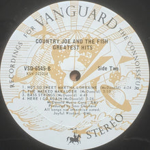 Load image into Gallery viewer, Country Joe And The Fish : Greatest Hits (LP, Comp, San)