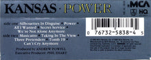Load image into Gallery viewer, Kansas (2) : Power (Cass, Album, Dol)