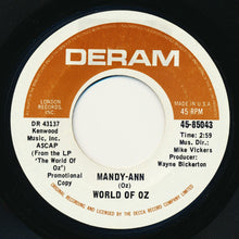 Load image into Gallery viewer, The World Of Oz : Beside The Fire / Mandy-Ann (7", Promo)