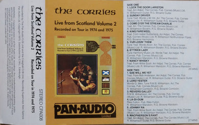 The Corries : Live From Scotland Volume 2 (Cass, Album)