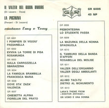 Load image into Gallery viewer, Emy E Tony : La Picinina / Valzer Del Buon Umor (7")
