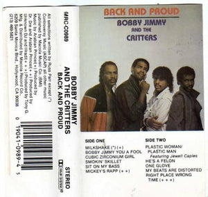 Bobby Jimmy And The Critters : Back And Proud (Cass, Album, Dol)