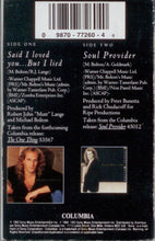 Load image into Gallery viewer, Michael Bolton : Said I Loved You...But I Lied (Cass, Single, Dol)