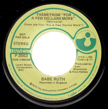 Load image into Gallery viewer, Babe Ruth : Wells Fargo / Theme From "For A Few Dollars More" (7", Promo)