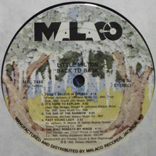 Load image into Gallery viewer, Little Milton : Back To Back (LP, Album)