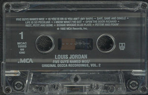 Louis Jordan : Five Guys Named Moe (Original Decca Recordings Vol 2) (Cass, Comp, Club, RM)