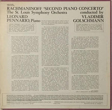 Load image into Gallery viewer, Sergei Vasilyevich Rachmaninoff, Leonard Pennario, Saint Louis Symphony Orchestra Conducted By Vladimir Golschmann : Second Piano Concerto (LP, Album, RP)