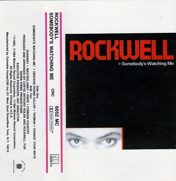 Rockwell : Somebody's Watching Me (Cass, Album, Club)