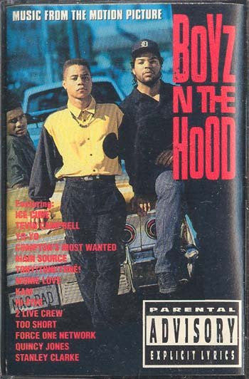 Various : Boyz N The Hood (Music From The Motion Picture) (Cass, Album, Club, AR)