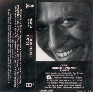 Robert Palmer : Riptide (Cass, Album, Club, Whi)
