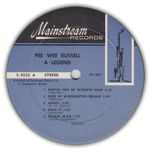 Load image into Gallery viewer, Pee Wee Russell : A Legend (LP, Album)