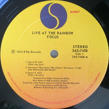 Load image into Gallery viewer, Focus (2) : Live At The Rainbow (LP, Album)