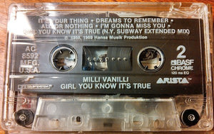 Milli Vanilli : Girl You Know It's True (Cass, Album, BAS)