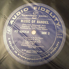 Load image into Gallery viewer, Clelia Gatti Aldrovandi, Orchestra Da Camera Dell'Angelicum Conducted By Carlo Felice Cillario, Luciano Rosada : Music Of Handel (LP)