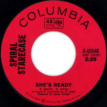 Load image into Gallery viewer, Spiral Starecase : She's Ready / Judas To The Love We Knew (7", Single, Mono, 1st)