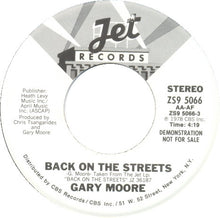 Load image into Gallery viewer, Gary Moore : Back On The Streets (7", Single, Promo)