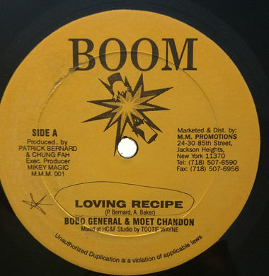 Bobo General, Moet & Chandon, Andrew Bell (5) : Loving Recipe / Make A Change (12