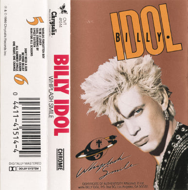 Billy Idol : Whiplash Smile (Cass, Album, Dol)