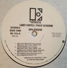 Load image into Gallery viewer, Larry Coryell / Philip Catherine : Splendid (LP, Album, Promo)