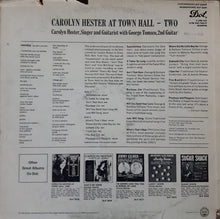 Load image into Gallery viewer, Carolyn Hester : At Town Hall Two (LP, Album)