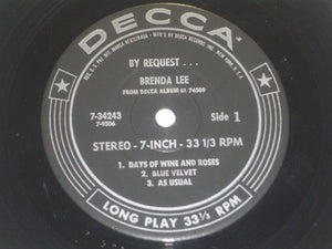 Brenda Lee : By Request (2x7", Album, Jukebox)