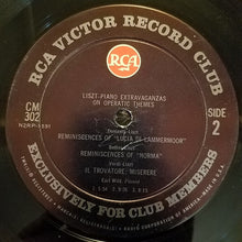 Load image into Gallery viewer, Franz Liszt, Earl Wild : Piano Extravaganzas On Operatic Themes (LP, Mono, Club)