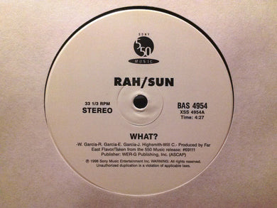 RahSun : What? / Wack Crews (12