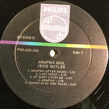 Load image into Gallery viewer, Jesse Butler : Memphis Soul (LP)