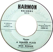 Load image into Gallery viewer, Dick Roman : Theme From A Summer Place / Butterfly (7", Single)