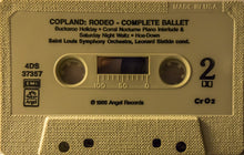 Load image into Gallery viewer, Aaron Copland / Leonard Slatkin, Saint Louis Symphony Orchestra : Billy The Kid - Rodeo (Cass, Album, HX )